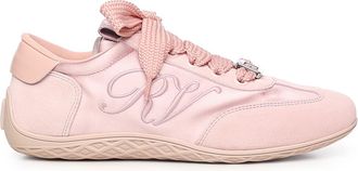 Roger Vivier Viv Low Suede Sneakers