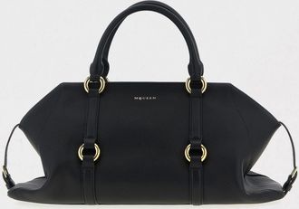 Alexander McQueen Borsa Farringdon McQueen in pelle a grana