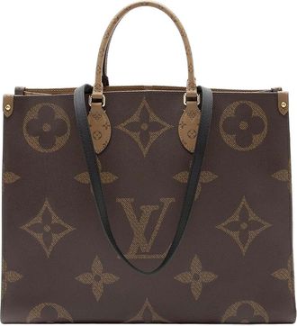 Louis Vuitton Giant Monogram Onthego Gm Tote (Authentic Pre-Loved)