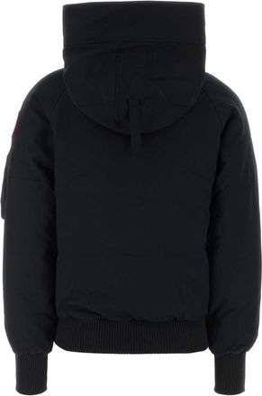 Canada Goose Hooded Down Down Jacket - Black