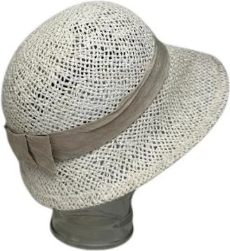 Balenciaga Pre-owned Plastic Hat - Dames - Vintage Accessoires - Wit - ONE Size - Vintage
