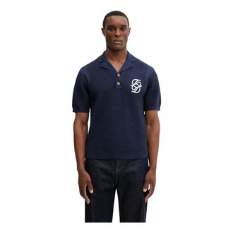 Dr&ocirc;le de Monsieur Heren, Tops, Blauw, Maat: S