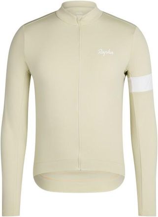 Rapha Core Thermal Long Sleeve Jersey Velotrikot f&uuml;r Herren | beige