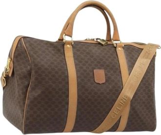 Celine Pre-owned Weekend Bags, female, Brown, Size: ONE SIZE Pre-owned Vintage Boston Bag