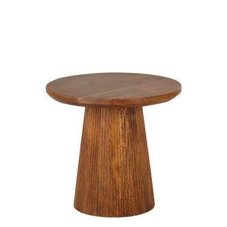 Maisons du monde Mesa auxiliar de madera maciza de mango