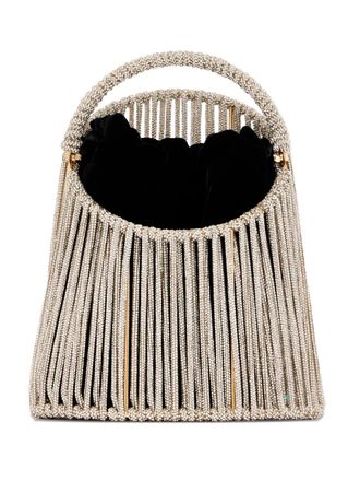 Hibourama Bags crystal-embellished tote bag - Neutrals