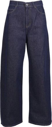 Max Mara Wide Jeans, female, Blue, Size: 2XL Jeans Bella a gamba ampia