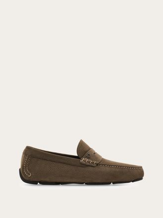 Ferragamo Uomo Driver Penny Grigio Taglia 40.5