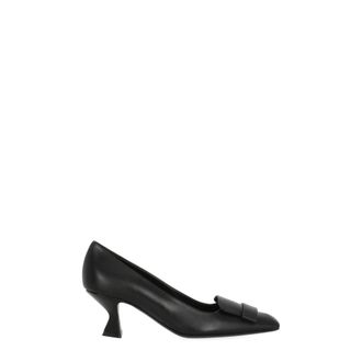 Sergio Rossi Dames, Schoenen, Zwart, Maat: 37 1/2 EU Leer