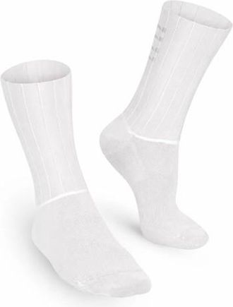 Bioracer Speedwear Aero Socks Velosocken - Unisex | wei&szlig;