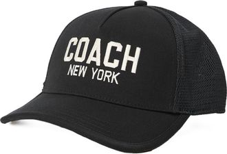 Coach Truckerpet met geborduurd logo