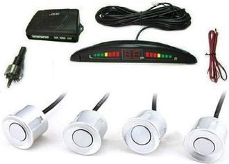 Trade Shop Trade Shop - Kit 4 Sensor&iacute;as De Parra Con Display Led Cicalining On Grigium