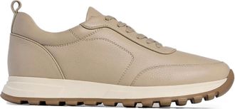 12 Storeez Leren sneakers - Beige