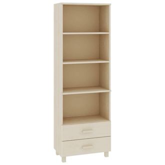 Berkfield Home Highboard HAMAR Honey Brown 60x35x180 cm Solid Wood Pine | Size: 60 x 35 x 180 cm