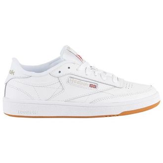 Reebok Womens Club C 85 - Running Shoes White/Light Grey/Gum Size 10.0