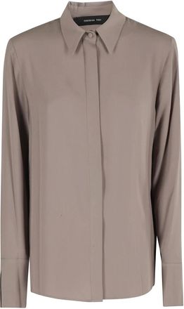 Federica Tosi Donna, Camicette, Marrone, M, new