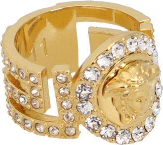 Versace Damens Ringe Goldmetall