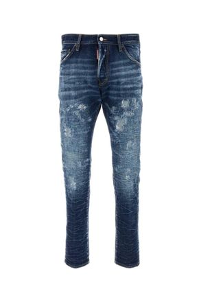 Dsquared2 Blue Cotton Denim Jeans
