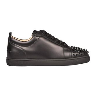 Christian Louboutin Sneakers, male, Black, 7 UK, Louis Junior Spikes Trainers