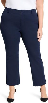 Nic+Zoe Plaza Demi Stretch Bootcut Pants in Dark Indigo at Nordstrom, Size 20W