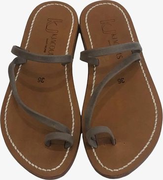 K.Jacques Womens Actium Sandal In Taupe