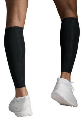 2XU Light Speed Comp Calf Guards in Black/gold at Nordstrom, Size X-Large