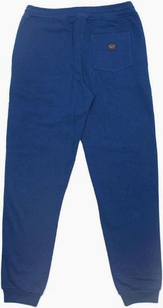 Paul & Shark Mens Paul And Shark Back Pocket Patch Logo Tracksuit Bottoms Royal Blue - Size: 38/Regular