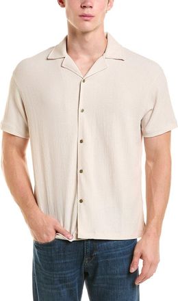 Reiss Hector Textured Cuban Shirt