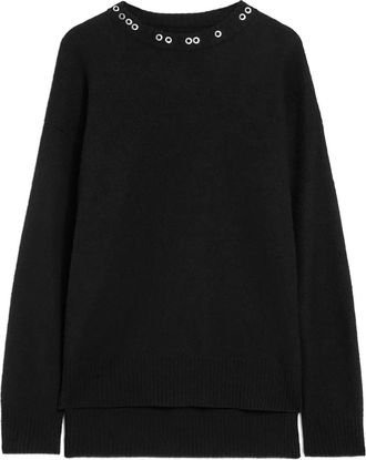 Jil Sander Maglione con decorazione - Nero