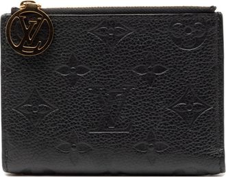 Louis Vuitton Black Noir Leather Wallet (Bi-Fold) (Pre-Owned)