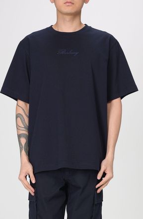 Burberry T-shirt in cotone con logo Burberry
