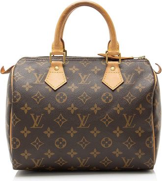 Louis Vuitton Brown Monogram Canvas Speedy 25 (Authentic Pre-Loved)