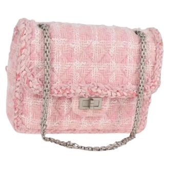 Chanel Pre-owned Vintage Schoudertas - Dames - Pre-owned - Roze - Maat: ONE Size Leer