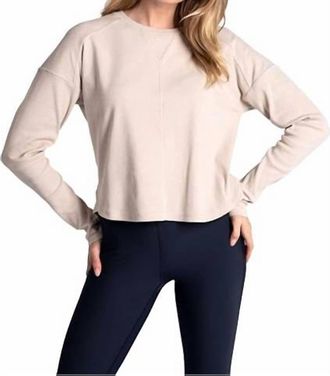 Lole Classic Crew Sweatshirt In Abalone