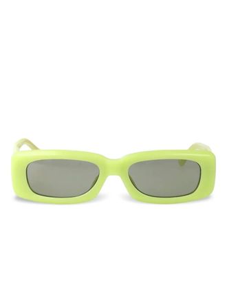 The Attico square-frame sunglasses - Green