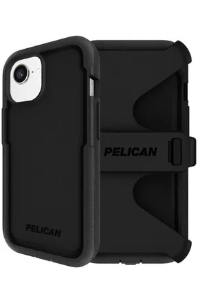 Pelican Voyager MagSafe Case with Holster for Apple iPhone 16e / iPhone 15 / iPhone 14 / iPhone 13 in Black at Nordstrom