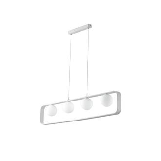 Netlighting Roxy Globe Bar Pendant White G9