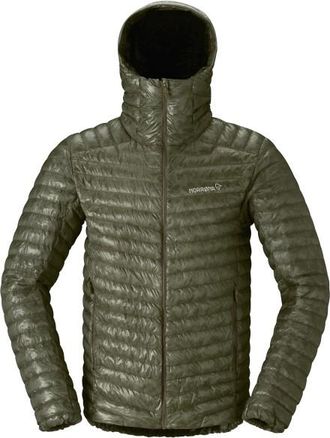Norr&oslash;na Trollveggen Superlight Down800 Hood Daunenjacke f&uuml;r Herren | oliv