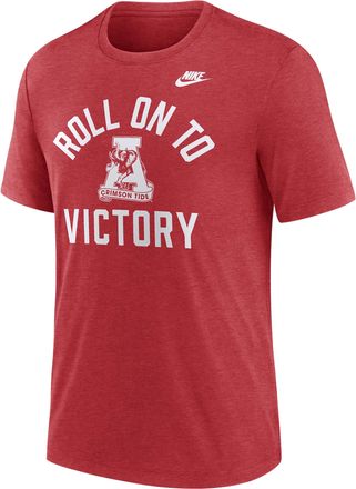 Nike Alabama Legacy Mantra Nike Mens College T-Shirt in Red | NJFD07N9ABV-1MJ