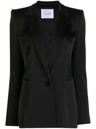 Galvan Blazer monopetto Sculpted - Nero
