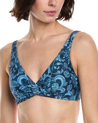 Monte & Lou Monte And Lou Multi Fit Twist Crop Bikini Top