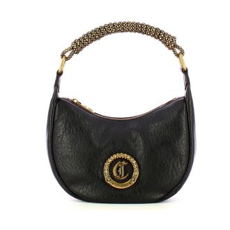 Just Cavalli Soft Gothic Mezzaluna - Dames - Handtassen - Zwart - ONE Size - Tassen