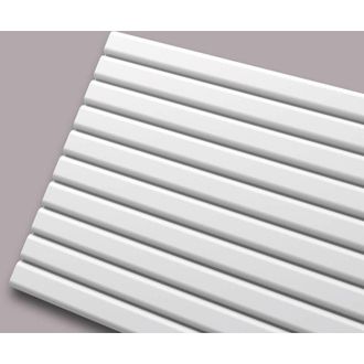 NMC Nmc - 3d Revestimiento Mural Canel&eacute; L Arstyl Noel Marquet Perfil De Estuco Elemento Decorativo Dise&ntilde;o Moderno Blanco 2 M