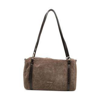 Marc Ellis Bolso de hombro con placa de logo - Bags - Mujer - Marr&oacute;n - ONE SIZE
