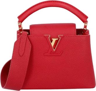 Louis Vuitton Pre-owned Capucines Mini Handbag - - Pre-owned - Donna - Rosso - ONE SIZE