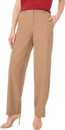 Vince Camuto Flat Front Pants in Taupe at Nordstrom, Size 12