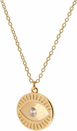 Debbie Katz Womens Evil Eye Necklaces In Gold