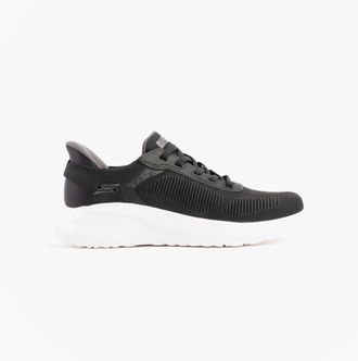 Skechers Bob Squad Chaos - Solid Step Heren Sneakers Zwart