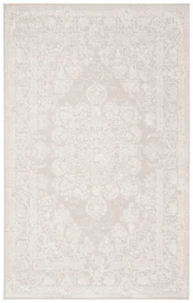 Safavieh Alfombra poli&eacute;ster crema/avorio 183 x 274 cm