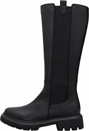Remonte Hoge Schacht Laars - Dames - Schoenen - Zwart - Maat: 38 EU Leer